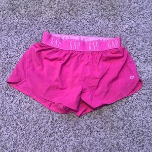 Hot pink gap running shorts